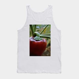 Red Cap Tank Top